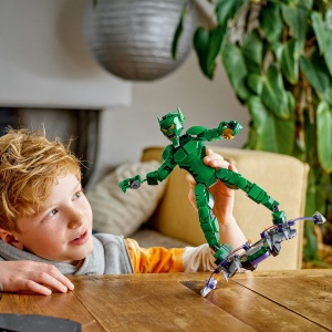 Set LEGO Marvel Super Heroes - Figurina de constructie Green Goblin (76284) - Img 8