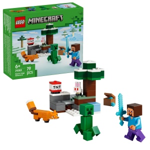 Set LEGO Minecraft - Aventura din Taiga a lui Steve (21583)