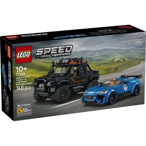 Set LEGO Speed Champions - Jaguar Project 7 și Land Rover Defender (77264) - Img 2