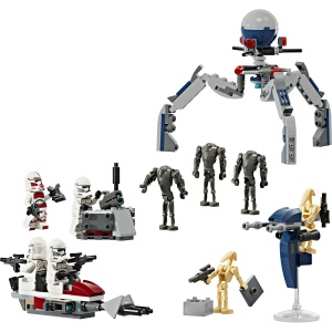 Set LEGO Star Wars - Pachet de lupta: Clone Trooper si droid de lupta (75372) - Img 6