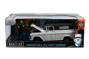 Set Masinuta 1957 Chevy Suburban Si Figurina Frankenstein - Img 2