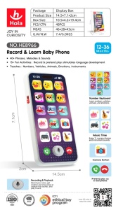 Telefon Mobil Interactiv Bebe Inregistreaza Si Invata - Img 5