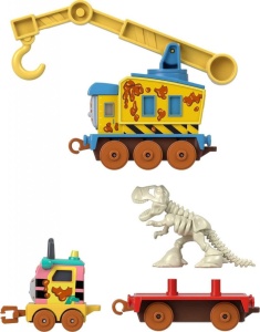 Thomas Locomotiva Cu Vagon Push Along Dino - Img 2