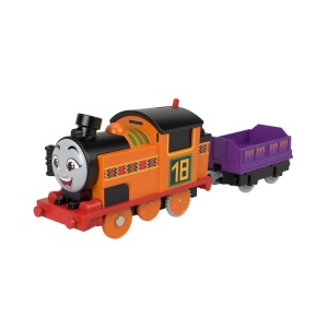 Thomas Locomotiva Motorizata Nia Cu Vagon - Img 2