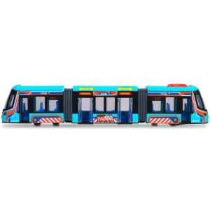 Tramvai Dickie Toys Siemens City Tram 41,5 cm albastru - Img 3