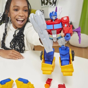 Transformers Mix Mashers Set Figurina Optimus Prime 12Cm Si Accesorii - Img 2