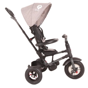 Tricicleta cu roti de cauciuc Qplay Rito Rubber Violet - Img 2