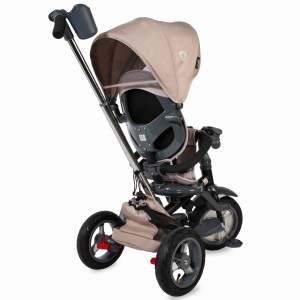 Tricicleta multifunctionala 4in1 cu sezut reversibil Coccolle Velo Air Bej - Img 8