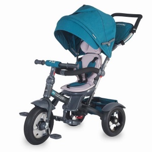 Tricicleta multifunctionala Coccolle Giro Plus Albastru - Img 1