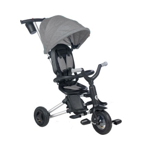 Tricicleta ultrapliabila Qplay Nova Rubber gri - Img 2