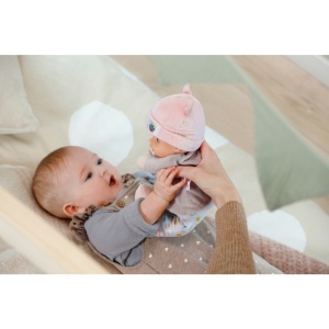 Zapf - Baby Annabell Bebelus cu caciulita mov 30 cm - Img 2