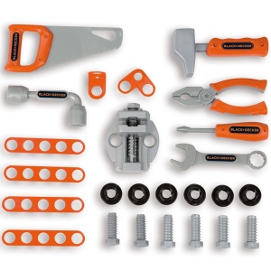 Atelier Smoby Black & Decker Bricolo Smart Workbench cu 33 accesorii - Img 3