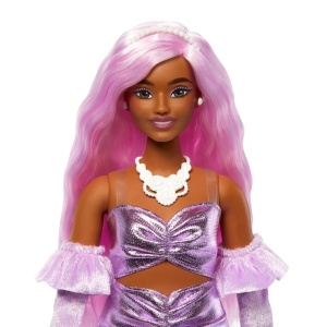 Barbie Deluxe Style Papusa Barbie Cu Par Mov - Img 4