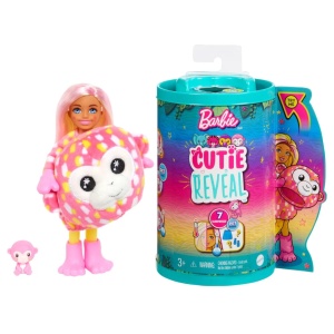 Barbie Papusa Chelsea Cutie Reveal Maimutica - Img 5