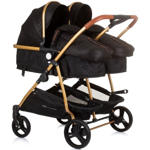 Carucior gemeni Chipolino Duo Smart 3 in 1 obsidian gold - Img 2