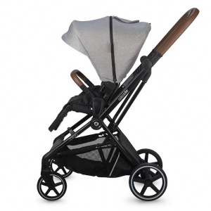 Carucior modular 2in1 Coccolle Saliara Greystone+Cos auto 0-13 kg gb Idan Satin Black - Img 4