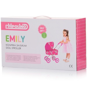 Carucior pentru papusi Chipolino Emily multicolor - Img 4