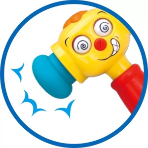 Ciocan Interactiv Si Educativ Cu Lumini Si Sunete - Img 6