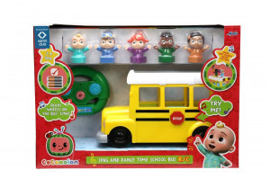 Cocomelon Autobuzul Scolar Rc Cu Sunete Si Lumini Scara 1:18 - Img 1