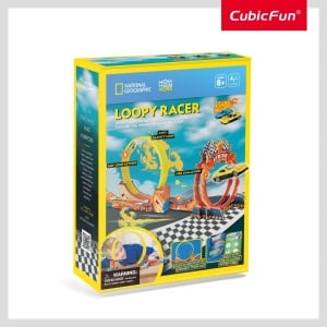 Cubic Fun - Joc Educativ STEM National Geographic puzzle 3D Cursa trasnita - Img 3