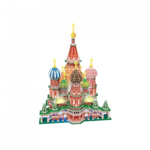 Cubic Fun - Puzzle 3D+Brosura Moscova 224 piese - Img 4