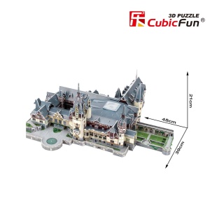 CUBICFUN - PUZZLE 3D CASTELUL PELES 179 PIESE - Img 3