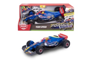 Dickie Toys Formula Racer Masina Team Speed Cu Lumini Si Sunete Scara 1 La 24 - Img 3