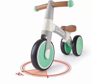 Hape Bicicleta De Echilibru Verde Cu 3 Roti - Img 5