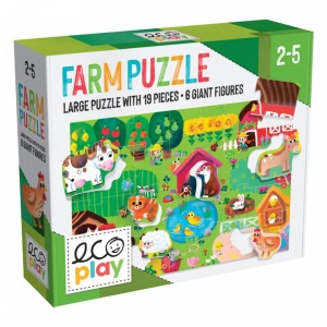 Headu Ecoplay - Puzzle Animalute La Ferma - Img 2