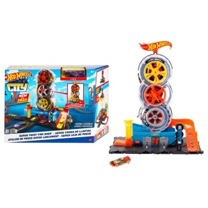 Hot Wheel City Vulcanizarea Super Twist - Img 5