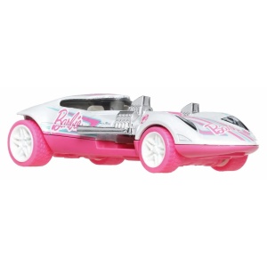 Hot Wheels Masinuta Metalica Cu Sistem Pull Back Barbie Twin Mill Street Power Scara 1:43 - Img 2