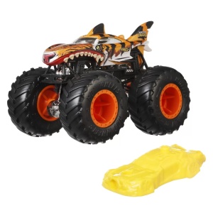 Hot Wheels Monster Truck Masinuta Tiger Shark Scara 1:64 - Img 4