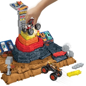 Hot Wheels Monster Trucks Arena Smashers Bone Shaker Arena Ultimate Crush - Img 3