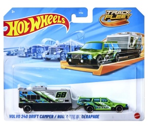 Hot Wheels Track Fleet Masina Flota Volvo 24O Drift Camper Scara 1 La 64