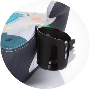 Inaltator auto Chipolino Wing I-Size 125-150 cm space dino cu sistem Isofix - Img 4