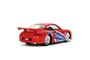 Jada Marvel Masinuta Metalica Spider Man Porsche 911 Gt3 Rs Scara 1 La 32 - Img 4
