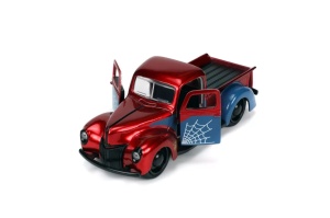 Jada Marvel Set Masinuta Metalica Ford Pick Up Scara 1:32 Si Figurina Metalica Spider Man - Img 5