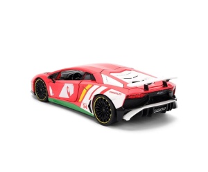 Jada Sonic Ariciul Set Figurina Sonic Si Masinuta Metalica Lamborghini Aventador Sv Scara 1 La 24 - Img 2
