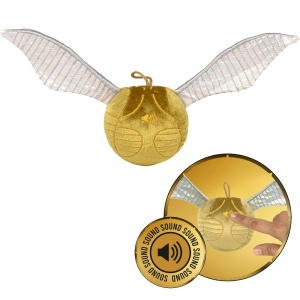 Jucarie din plus cu sunete Snitch (Hotoaica Aurie), Harry Potter, 8/25 cm - Img 2