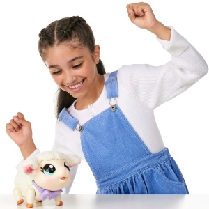 Jucarie interactiva Little Live Pets, My Pet Lamb, Mielul Snowie, merge, danseaza si emite peste 20 de sunete - Img 4