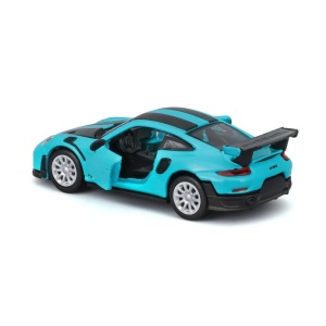 Maisto Masinuta Metalica Speed Icons Porsche 911 Gt2 Rs Miami Blue Scara 1 La 64 - Img 3
