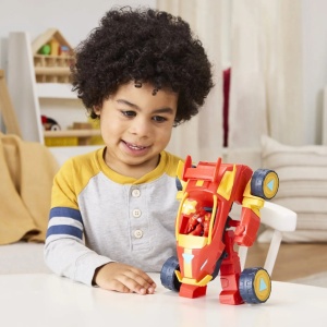 Marvel Iron Man Si Prietenii Sai Uimitori Set Vehicul 2 In 1 Si Figurina Iron Man - Img 3