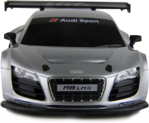 Masina Cu Telecomanda Audi R8 Argintiu Cu Scara 1 La 24 - Img 3