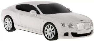 Masina Cu Telecomanda Bentley Continental Gt Alb Cu Scara 1 La 24 - Img 3