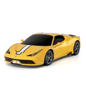 Masina Cu Telecomanda Ferrari 458 Speciale A Galben Cu Scara 1 La 24 - Img 2