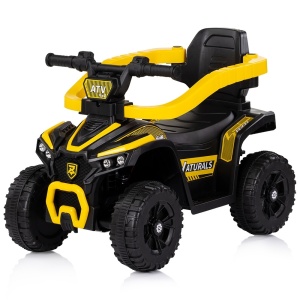 Masinuta de impins Chipolino ATV cu maner yellow - Img 2