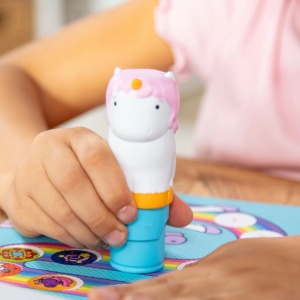 Melissa And Doug Set De Joaca Autocolante Si Stampila Reincarcabila Unicorn - Img 4
