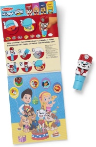 Melissa And Doug Sticker Wow Patrula Catelusilor Set De Joaca Autocolante Si Stampila Marshall - Img 2