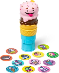 Melissa And Doug Sticker Wow Set De Joaca Autocolante Si Stampila Inghetata - Img 2