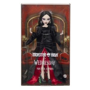 Monster High Wednesday Papusa Morticia Addams